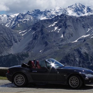 Zed on the Stelvio