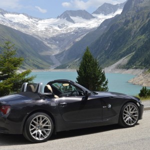 Taking in the view in Austria