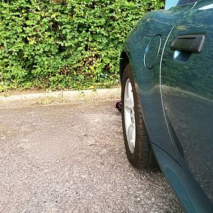 After 15mm wheel spacers fitted