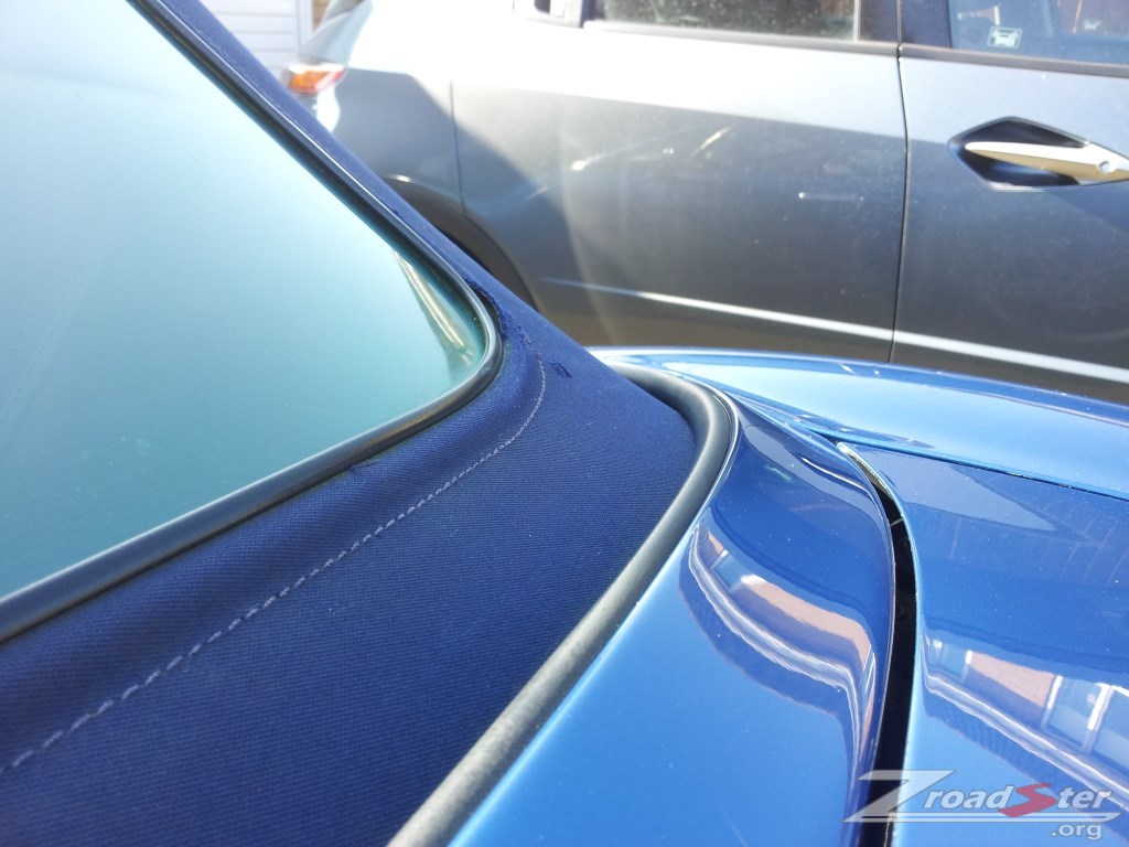 BMW Z3 Hood Clean - After