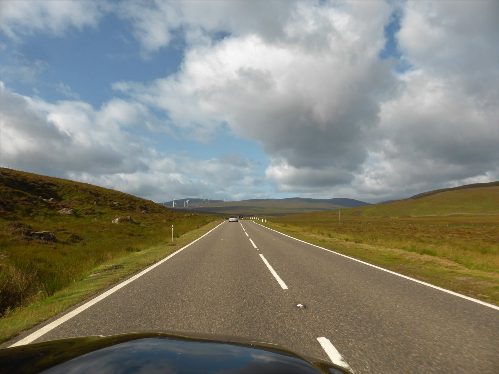 Open road. Scotland